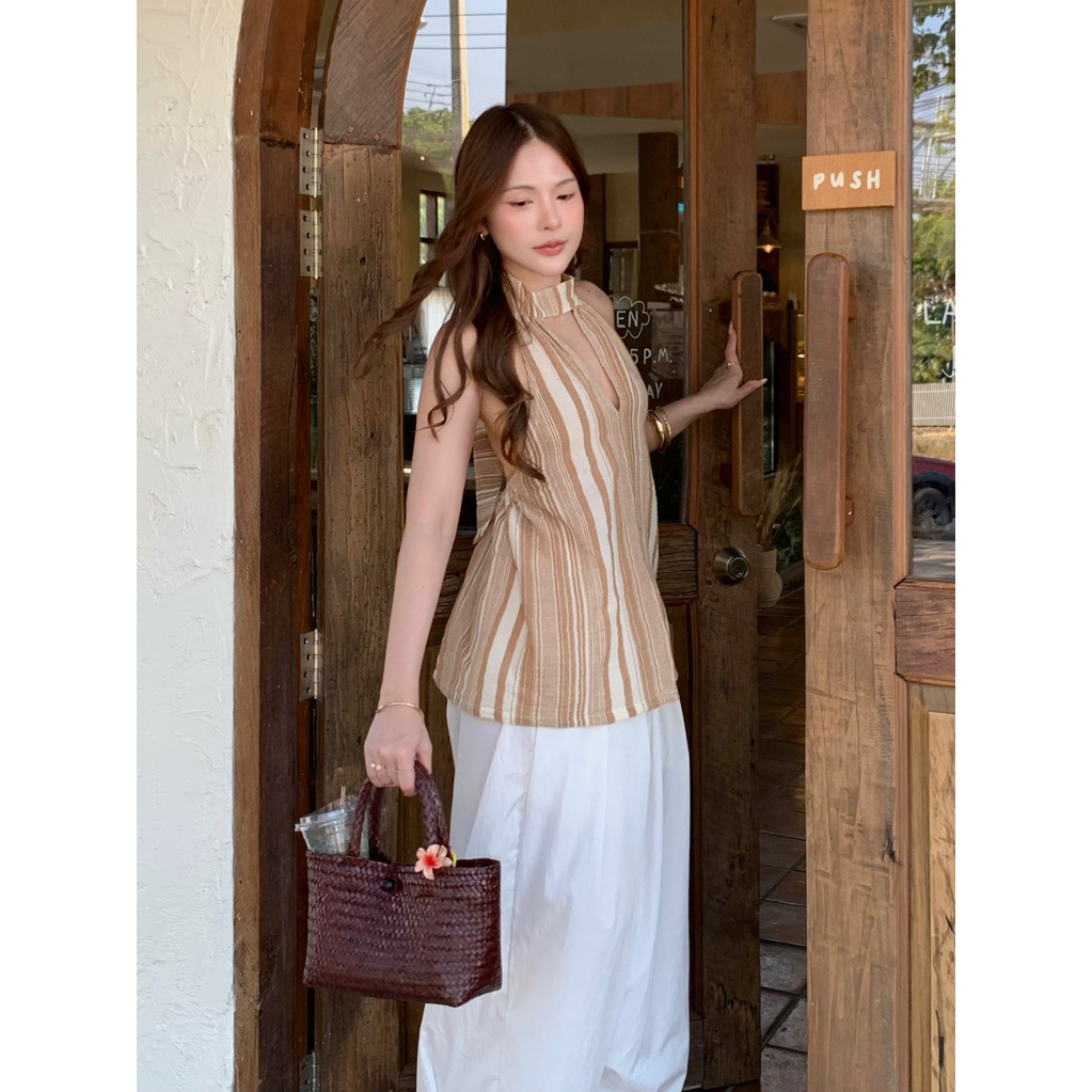 Tulla.more - Yitho Top เสื้อคล้องคอโชว์หลัง ผูกคอ ผูกหลัง