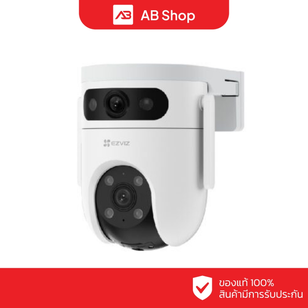 EZVIZ กล้องวงจรปิด WIFI 5 ล้านพิกเซล รุ่น H9c Dual 3K (5MP(2.8 mm.)+5MP(6 mm.))