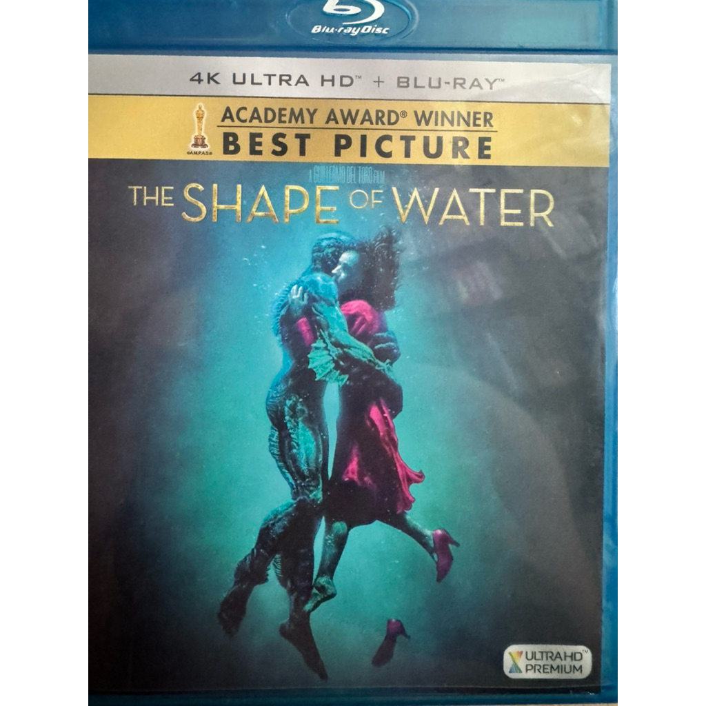 Shape of water bluray มือ2 ซับไทยเสียงไทย (ปก4kแต่ไม่มี4k)