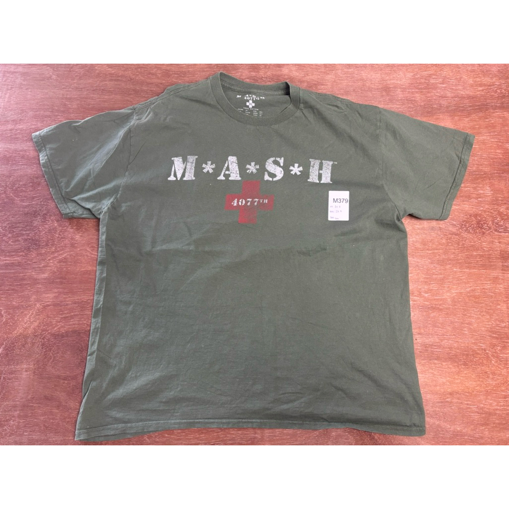 (ไซส์ XL) อก24.5  ยาว27.5   เสื้อยืดทหารอเมริกาแท้ US Army Navy Air Force USMC ลายพราง สกรีนแนว ทหาร
