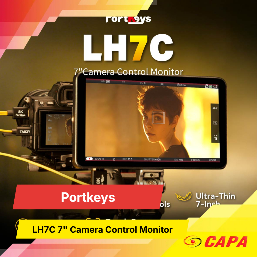 Portkeys LH7C 7 Inch Camera Monitor with HDMI & Wired Control