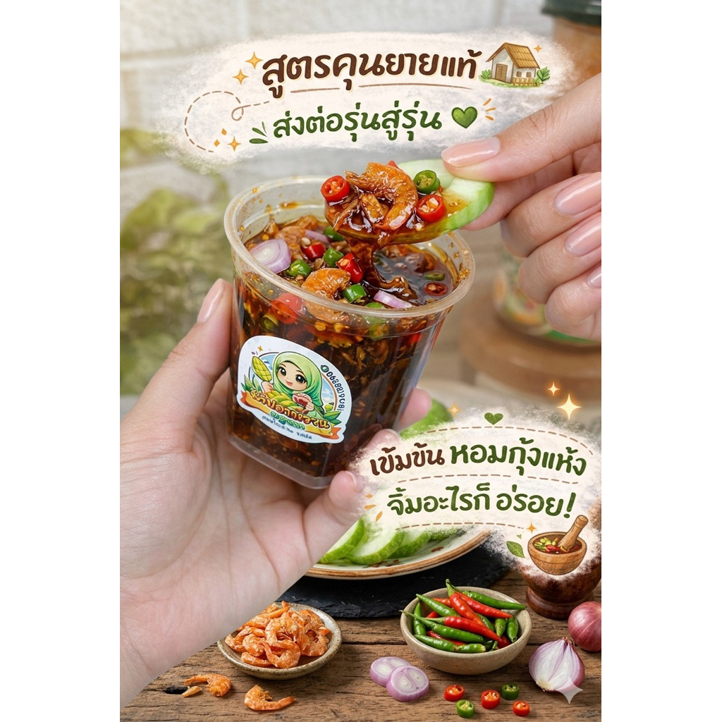 น้ำปลาหวานสูตรคุณยาย 200 กรัม ฮาลาล