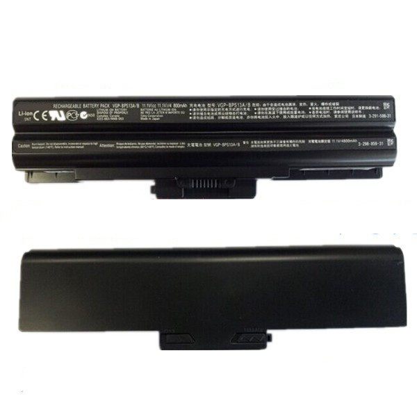 Compatible with Sony VGP-BPS13A/B, BPS13/Q, BPS13/S, and BPS21A Laptop Batteries