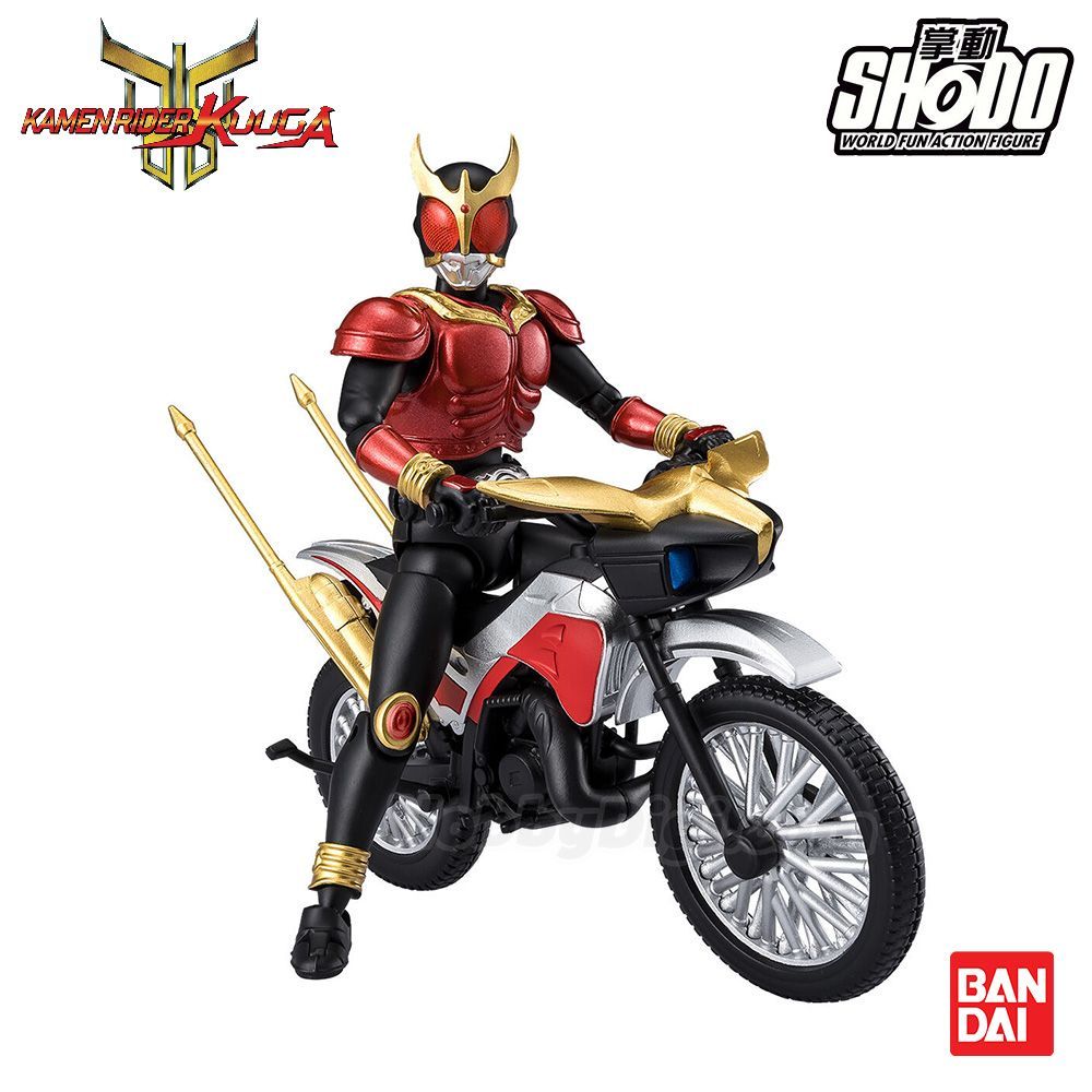 4570117926167 BANDAI Shodo EXCEED Kamen Rider Kuuga Mighty Form & Trychaser 2000 Set