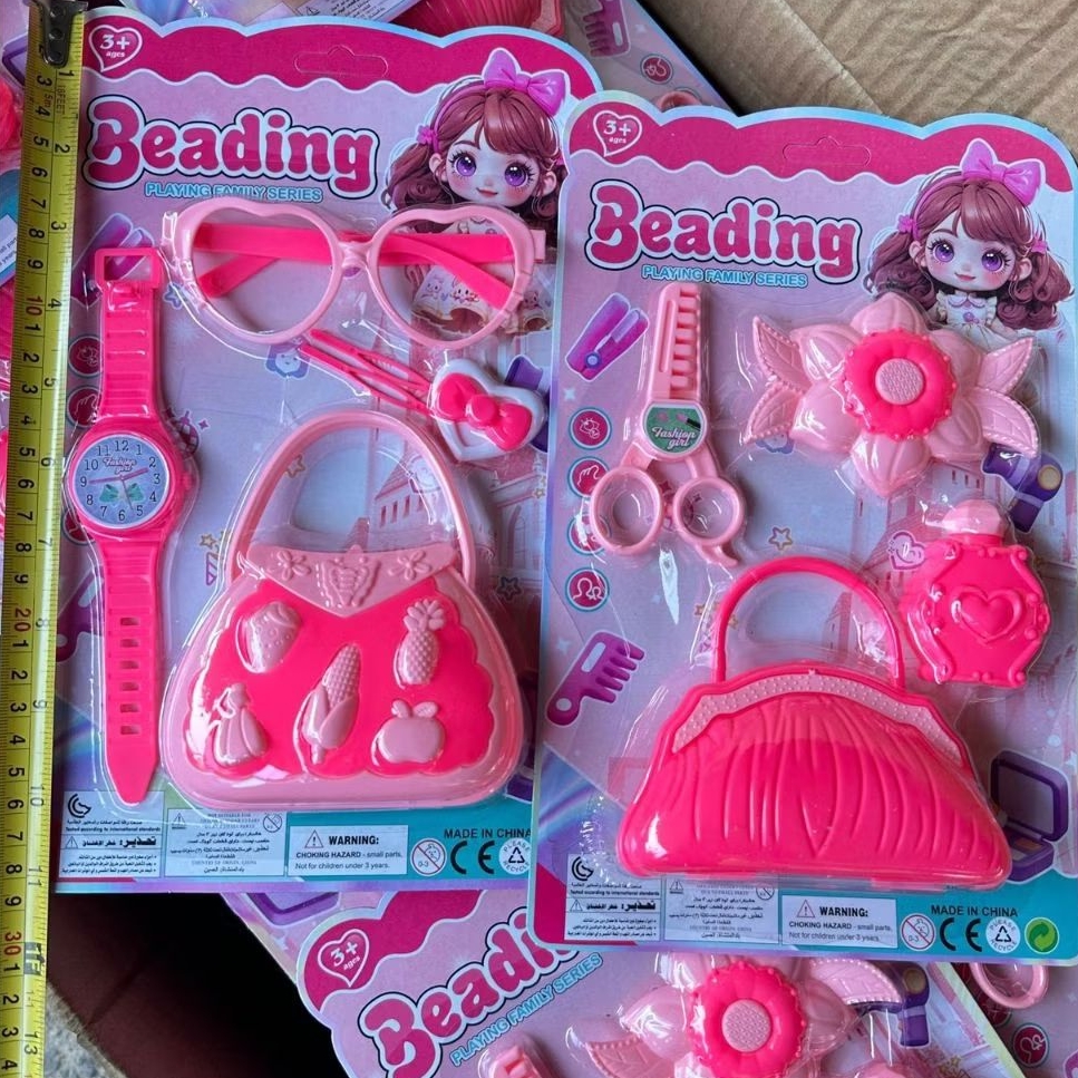 ของเล่นชุดกระเป๋าชุดแต่งตัวในแผง12แผง