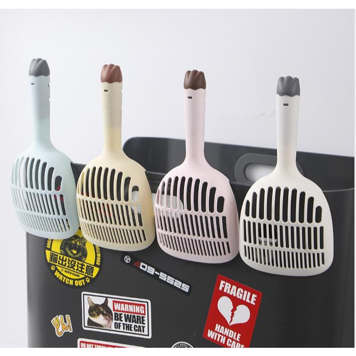 PP-2805 ที่ตักทรายแมว มีช่อง 3 ขนาด กรองง่าย แยกทรายได้ดี ทำความสะอาดสะดวก พร้อมส่ง 🐱💖