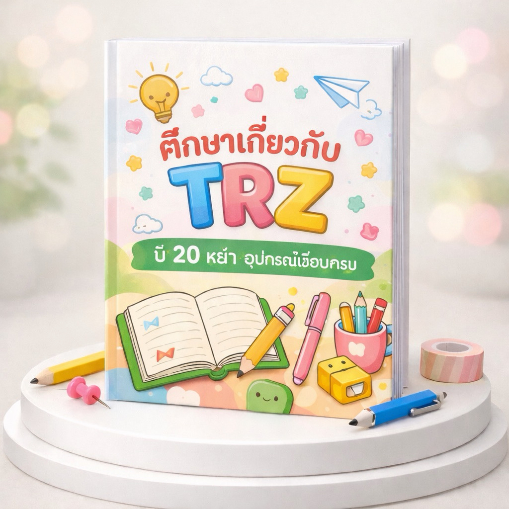 หนังสือศึกษาเกี่ยวกับ TRZ มี20หน้าให้ศึกษา พร้อมอุปกรณ์เขียน