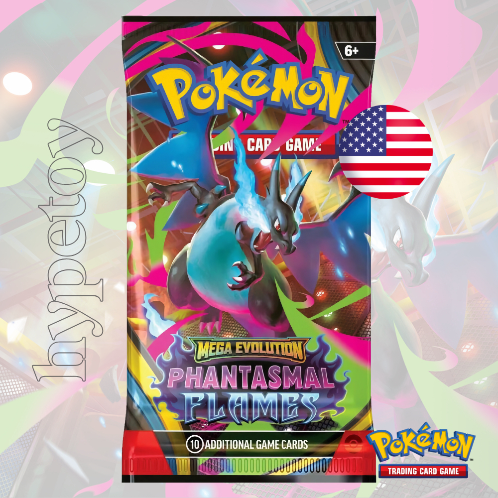 (แยกซอง-นย500) ME-Phantasmal Flames (Eng Ver.) - Pokémon TCG (1ซอง/10ใบ)