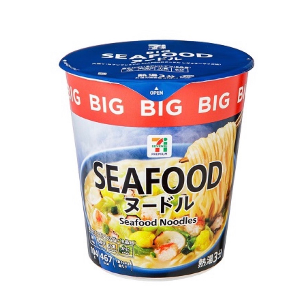Seafood Noodles BIG 104g - Seven-Eleven Seven Premium [Directly from Japan]