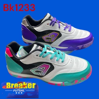 รองเท้าBreakerFutsalรุ่นBk1233/Bk1234สี2ขาวน้ำเงินและขาวเขียวBk1234มีขาวเหนียวหนึบทุกสนาม