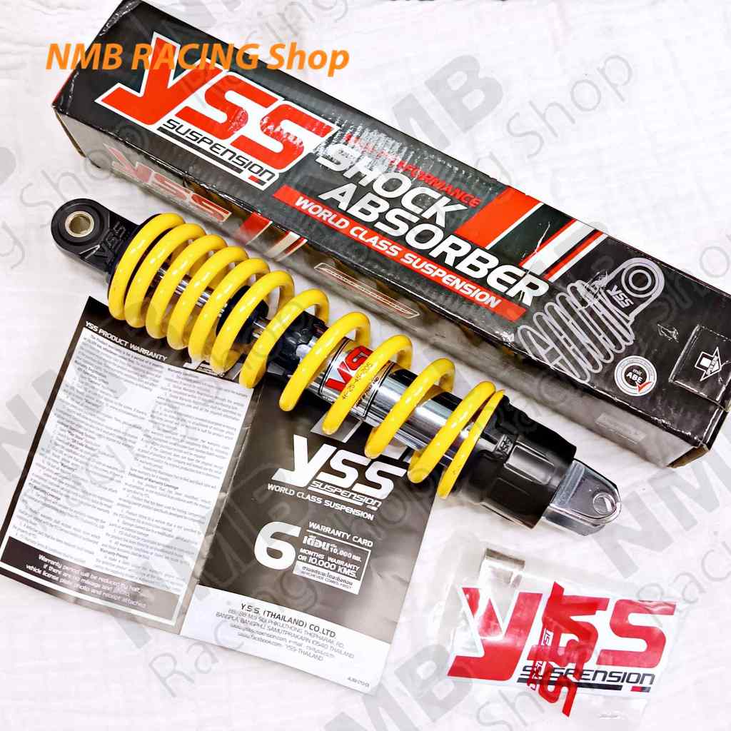 โช๊คหลัง yss แท้ mio, คลิก110, ฟีโน่, สกู๊ปปี้i, มีโอรุ่น pro plus ยาว 300 mm. สินค้ามีรับประกัน 6 เ