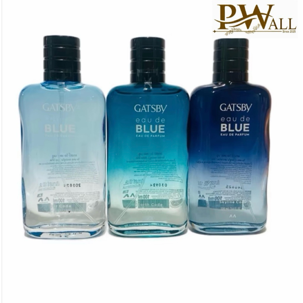 GATSBY eau de BLUE Eau de Parfum น้ำหอมผู้ชายกลิ่นหรูดูแพง แต่ราคาเข้าถึงง่าย ขนาด 100 ml