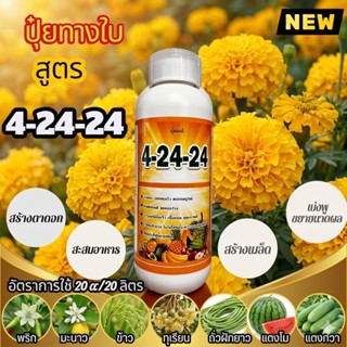 4-24-24 ปุ๋ยน้ำสูตรเข้มข้นช่วยสะสมอาหารสร้างตาดอกสร้างเมล็ดข…