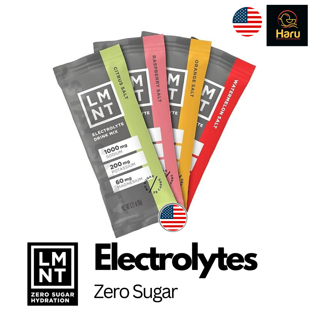 LMNT Zero Sugar Electolytes : เกลือแร่ผสมน้ำ คุณภาพสูง สำหรับผู้ออกกำลังกายหนัก