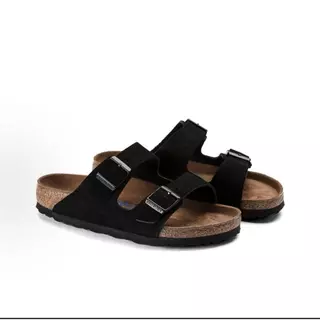 รองเท้าใหม่ลดราคา Birkenstock Boston Soft Footbed รองเท้าแตะกลางแจ้งสวมได้ทั้งชายและหญิง