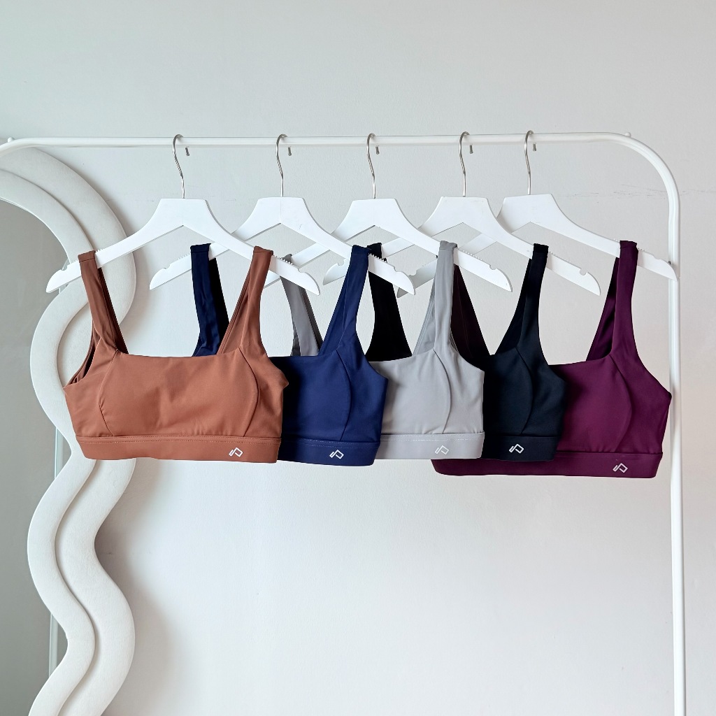 Planky Sports bra  (YOGA/ บ734) บราทรงสวย กระชับใส่สบาย ฟิตเนส  บราออกกำลังกายผู้หญิง