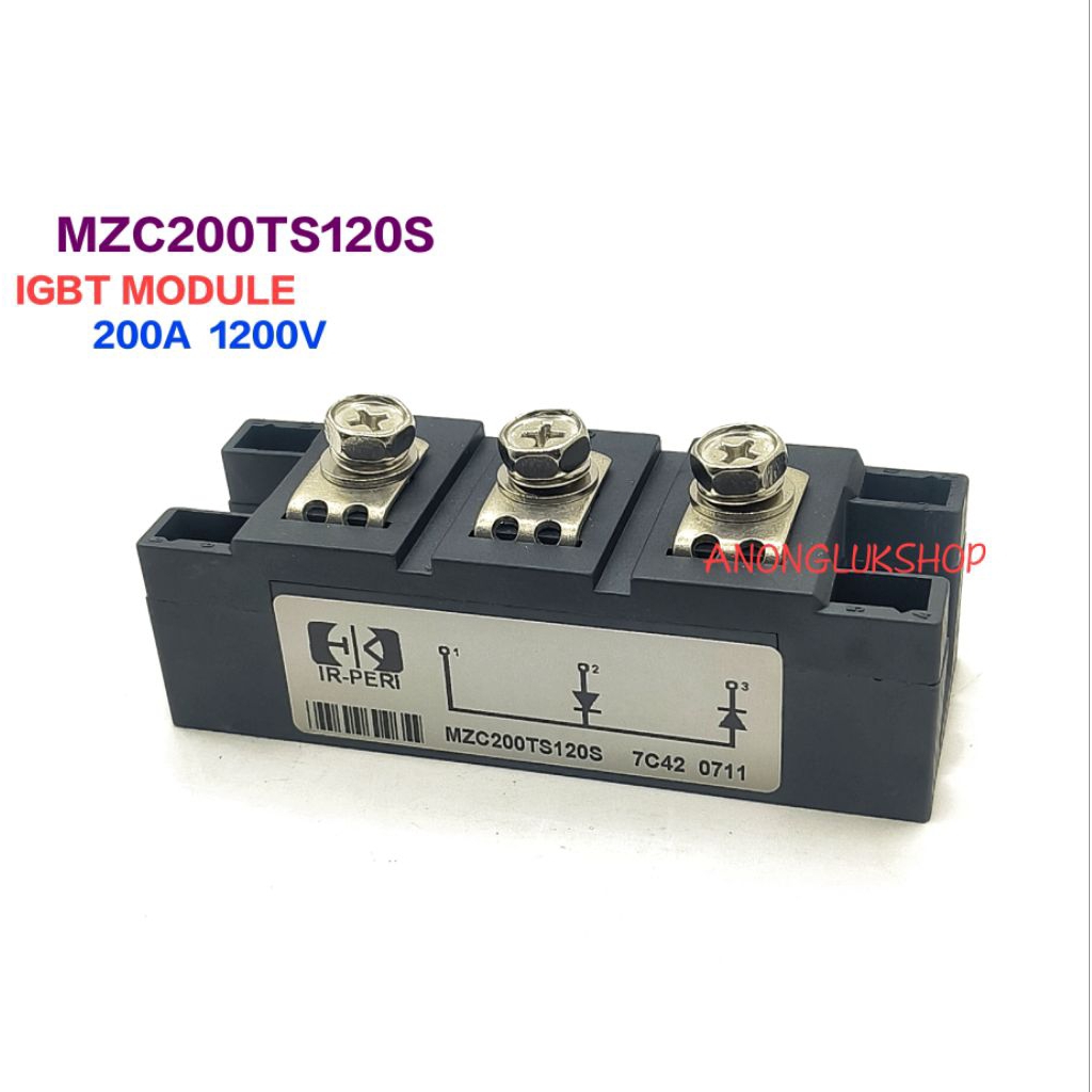 ราคา 1ตัว  👉👉 MZC200TS120S MZC200 MZC200TS120 IGBT MODULE  200A 1200V 👉👉 สินค้าพร้อมส่ง