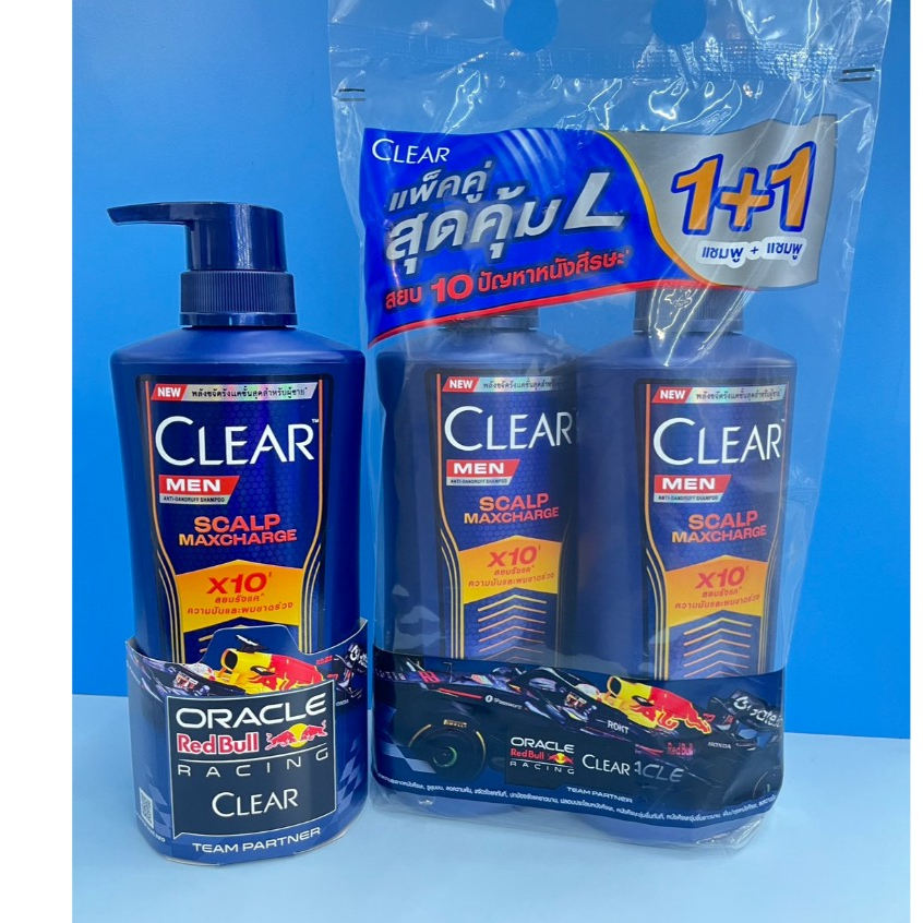 CLEAR MEN SCALP MAXCHARGE เคลียร์ เมน แอนตี้แดนดรัฟ แชมพูสกาล์ป แม็กซ์ชาร์จ