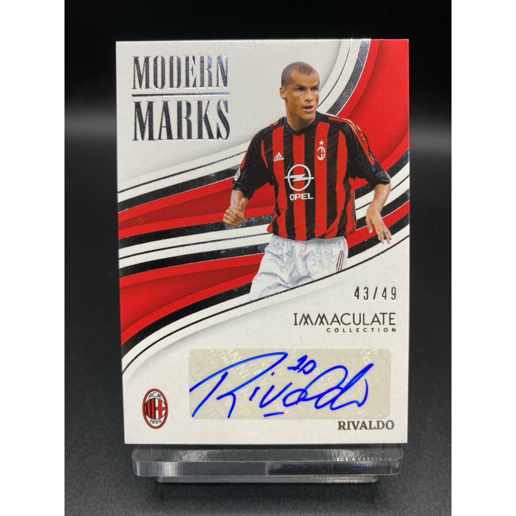 การ์ดฟุตบอล✍️ลายเซ็น Rivaldo | 2023-24 Panini Immaculate – Modern Marks Auto /49 🇧🇷