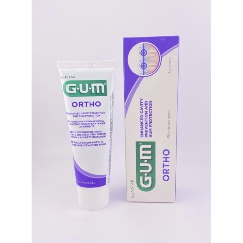 ยาสีฟัน GUM Ortho สำหรับคนจัดฟัน ขนาด 75 มล.