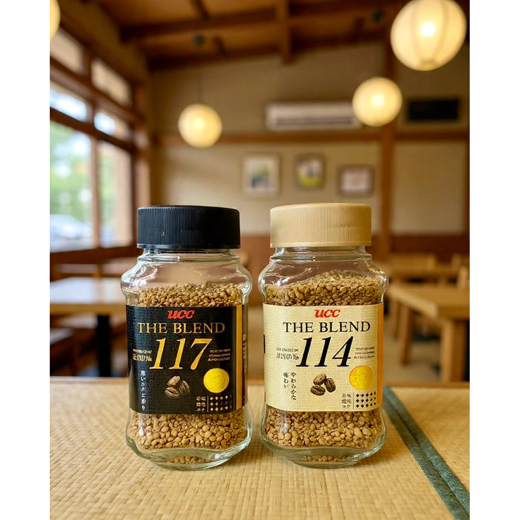 +พร้อมส่ง+ ค่าส่งถูกมาก + กาแฟ​ UCC THE BLEND​ ขนาด 70g สูตร 114 และ 117
