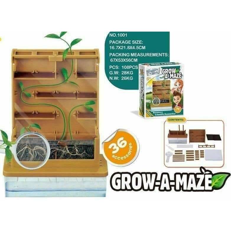 ชุดเรียนรู้วิทยาศาสตร์ Science kit Grow-A-Maze ทดลองวิทยาศาสตร์ง่ายๆ ที่เด็กๆ พบได้ในชีวิตประจำวัน