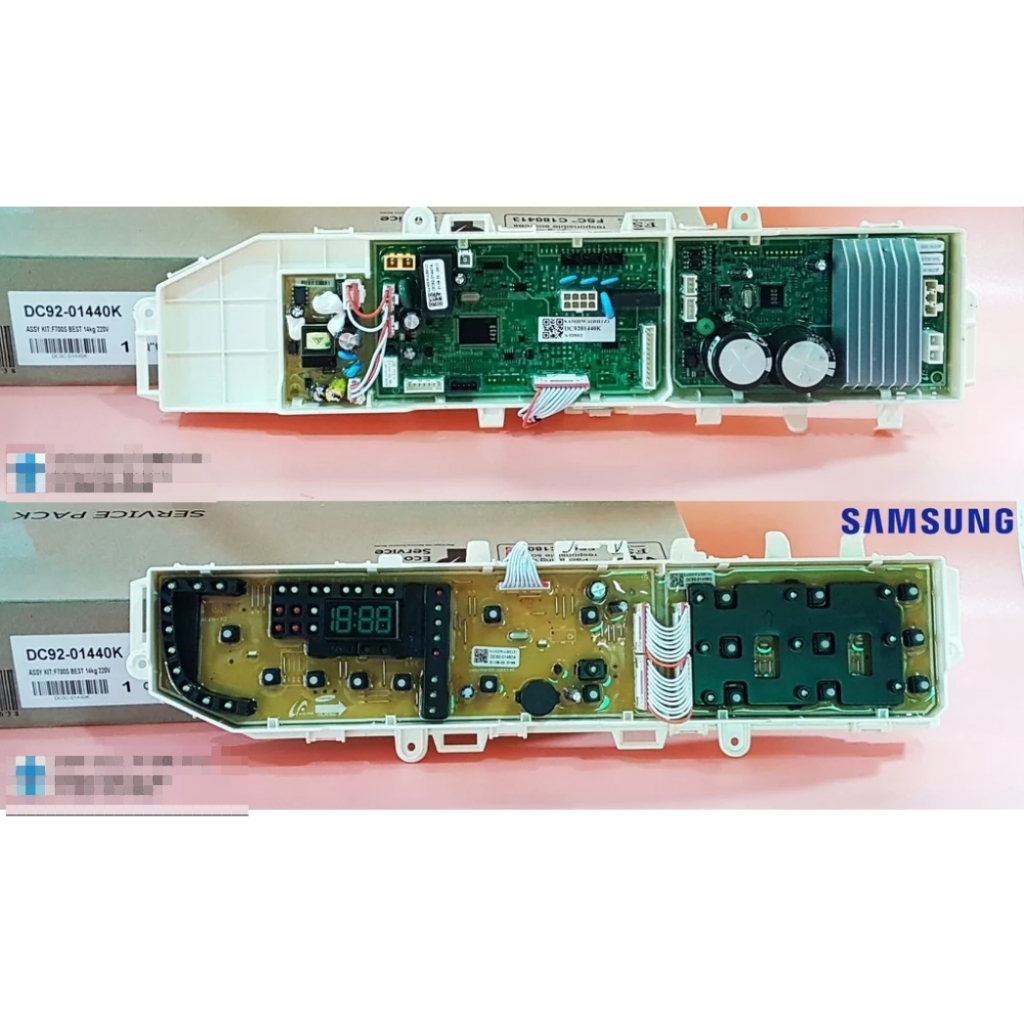 อะไหล่เเท้ศูนย์/ เมนบอร์ด+ดิสเพย์ SAMSUNG/DC92-01440K/เครื่องซักผ้าซัมซุง/ใช้กับรุ่น WA14F7S9MTA/ST
