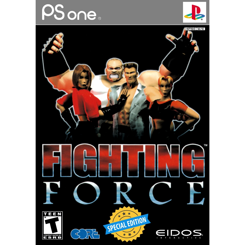 PlayStation1 - Fighting Force. เวอร์ชั่นพิเศษ!!!  อมตะ กระสุนไม่จำกัด