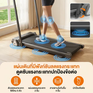ลู่วิ่ง ลูวิ่งไฟฟ้า ลู่วิ่งไฟฟ้าพับได้ mini treadmill ลู่เดิน ปรับได้ มีรีโมท พร้อมจอLCD ใช้พลังงานต่ํา ลู่วิ่งไฟฟ้า