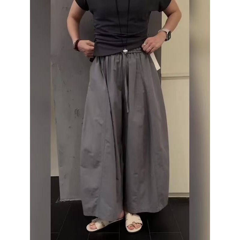กางเกงขายาวผู้หญิงใ ทรงกระบอก ฟรีไซส์ ใส่สบาย-1645#