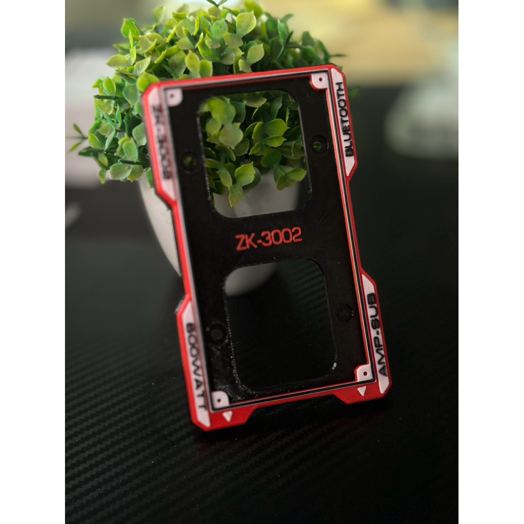 แผ่นรองแอมป์แยก zk-3002 แบบ3D