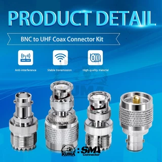 1 ตัว / BNC to UHF แบบตัวเลือก มีหัว ผู้ หัวเมีย Male Female SO239 PL259 เคเบิ้ล วิทยุ เสาอากาศ RF