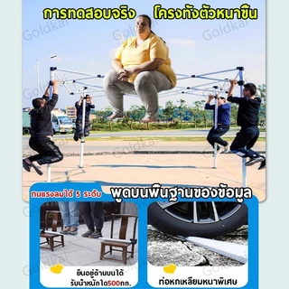 RAKUNO เต็นท์ขายของ เต้นท์พับ พร้อมผ้าข้าง ผ้าทึบแสง เต้นพับขายของ 2x2/3x3/3x4.5M เต็นท์จอดรถ 4200D ผ้าหนาผ้าใบ