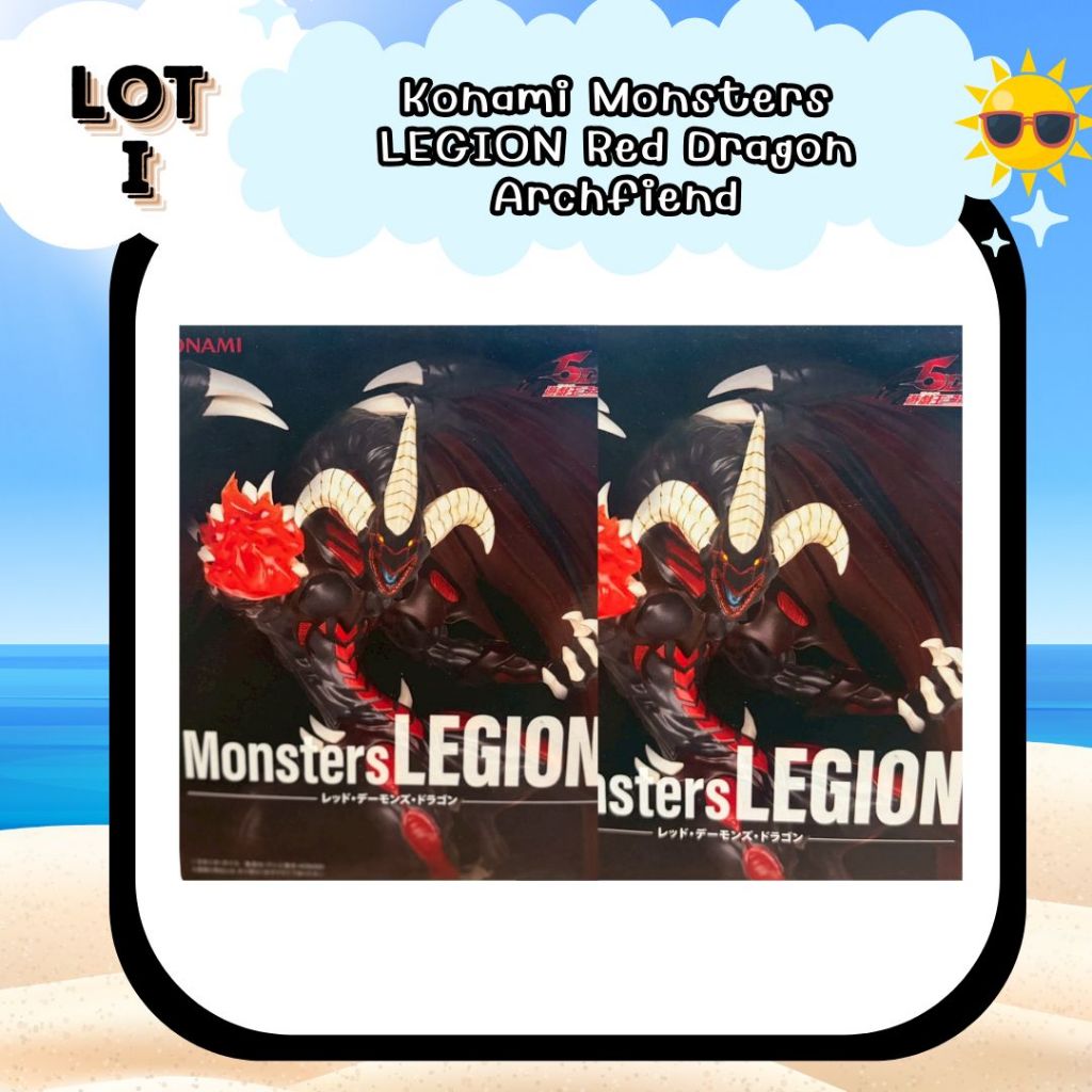 Konami Monsters LEGION Red Dragon Archfiend
