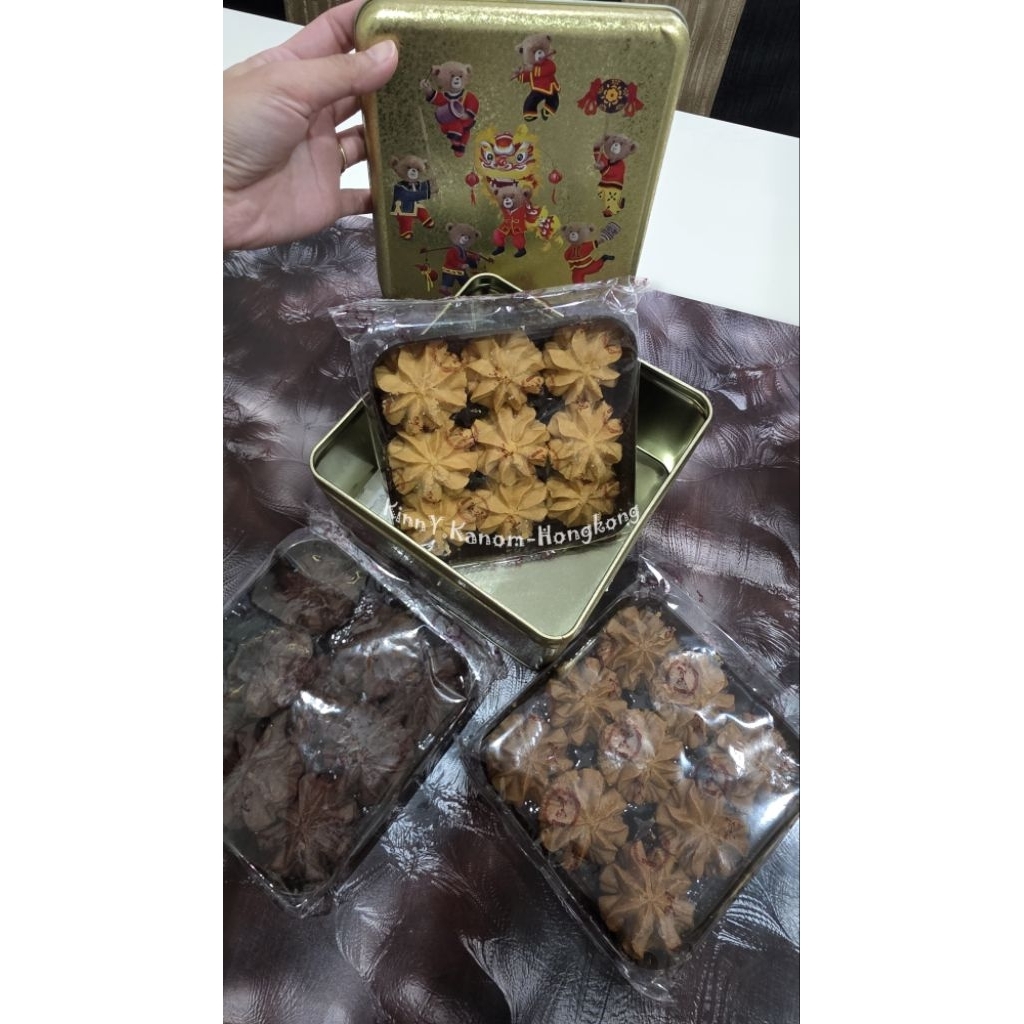 พร้อมส่ง sale... คุกกี้ 3mix (butter&coffee&chocolate) รูปที่ 2