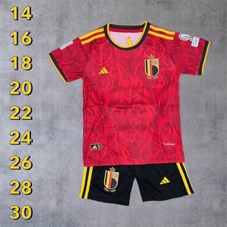 ชุดบอลชุดกีฬาเด็กเสื้อพร้อมกางเกงผ้านิ่มเย็นใส่สบายขนาดไซร้เด็ก1ขวบถึง13ขวบใส่ได้