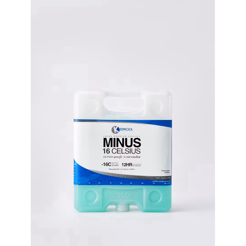 เจลเก็บความเย็น Minus -16 °C ขนาด350g. ไม่ต้องเติมน้ำ เจลเย็น เจล เจลทำความเย็น ice pack ice gel 12x15 cm. (หนา 3 cm.)