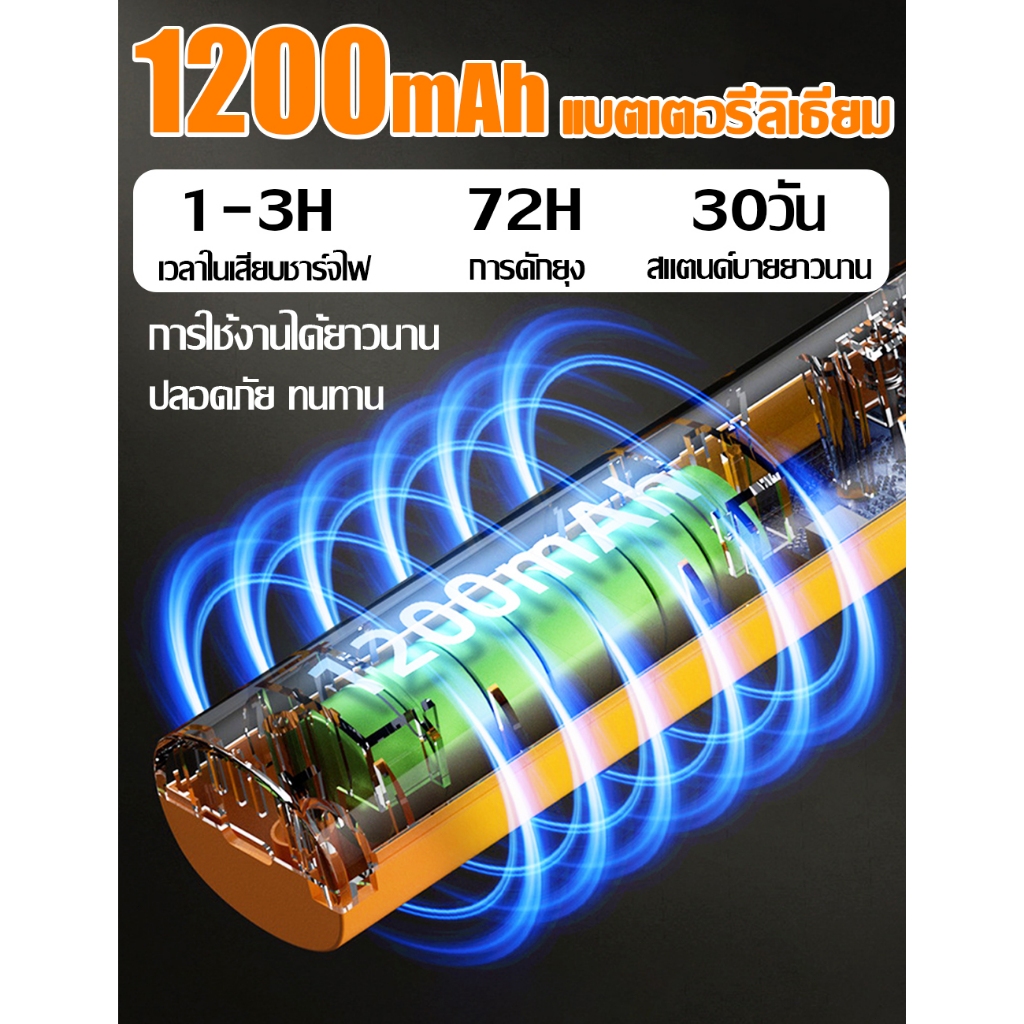 【แถมหัวชาร์จ】2in1 ไม้ช็อตยุง ไฟแรง ที่ตียุง แสงสีม่วงล่อยุง ตาข่าย 5 ชั้น ไม้ตียุงไฟฟ้า ราคา ถูกที่สุด ดีลบีเคเค แกลเลอรีภาพที่ 6