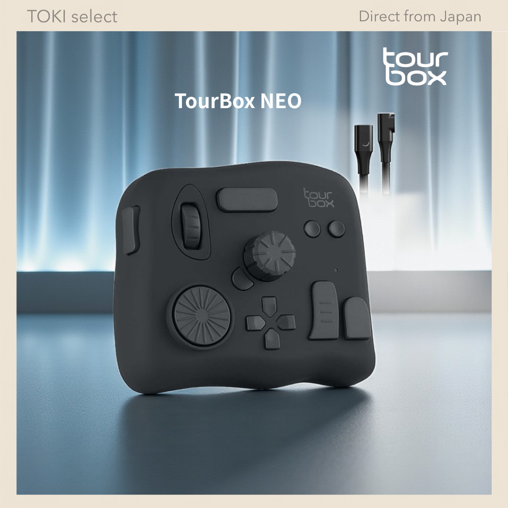 TourBox NEO - Customizable Left-Hand Device & Keypad for Creators - Illustration, Video & Image Edit
