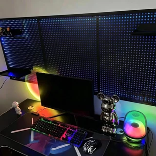 Pegboard Size XL (120x60 cm/80*60cm.) รวมตะขอ 20 อัน กระดานแขวนเครื่องมือ แผงแขวนเครื่องมือ ทำจากเหล็กทั้งแผ่น xd