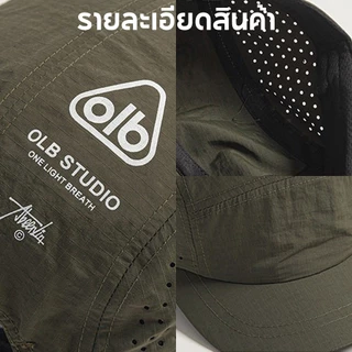 หมวกเบสบอลแฟชั่น สีพื้น ตาข่าย ปัก กันแดด ผู้ชาย ผู้หญิง สปอร์ต วิ่ง แคมป์ปิ้ง 4 สีให้เลือก แคป