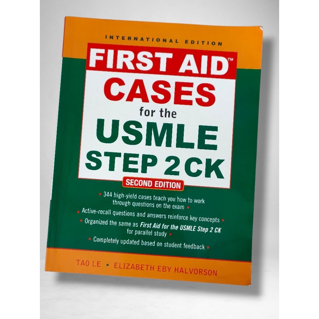 หนังสือ First Aid Cases for the USMLE Step 2 CK, Second Edition