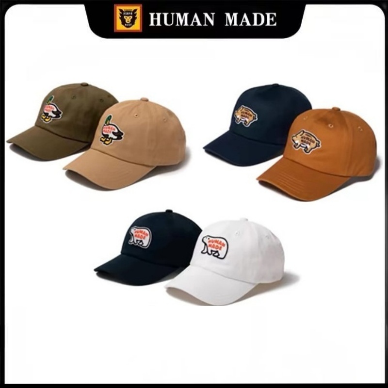 『 Human Made 』🇯🇵 พร้อมส่ง/ หมวก human made cap 25AW หมวกปักรูปสัตว์