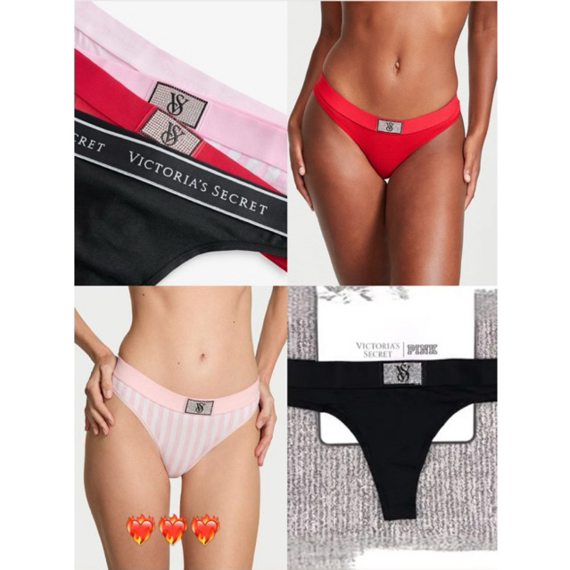 Victoria’s Secret กางเกงชั้นในผู้หญิง Thongs แท้💯 พร้อมส่ง