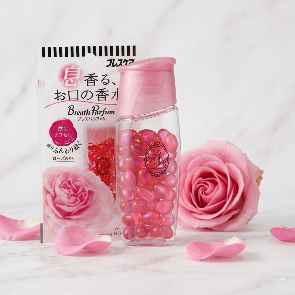 พร้อมส่งในไทย ลูกอมเรอหอม  kobayashi ของแท้จากญี่ปุ่น Breath Care Refreshing Soft Capsule