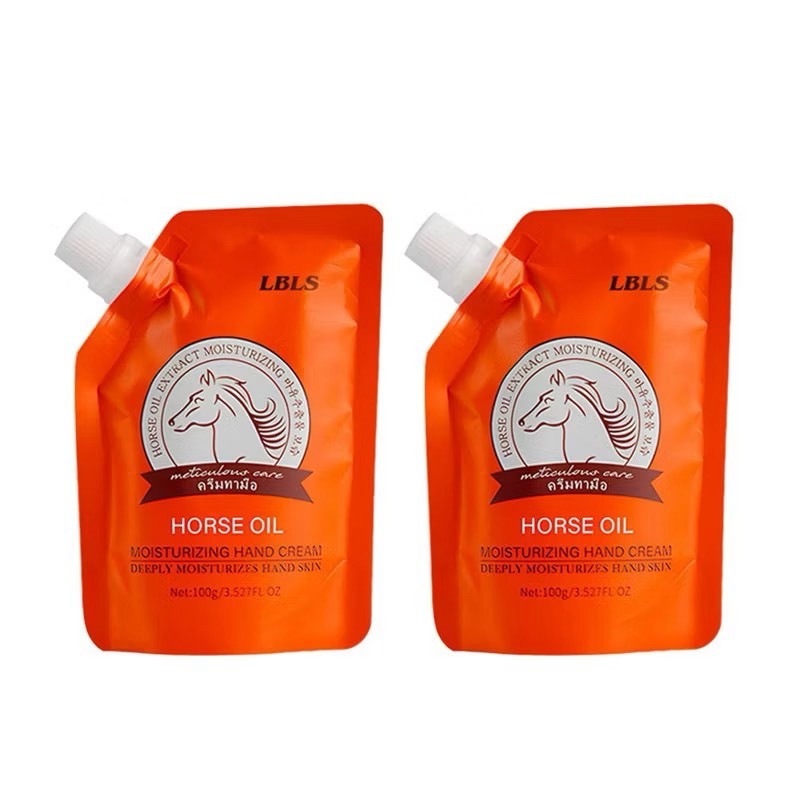 C.349.ครีมทามือและเท้า Horse Oil vaseliness 100g น้ำมันบำรุงผิวพรรณ