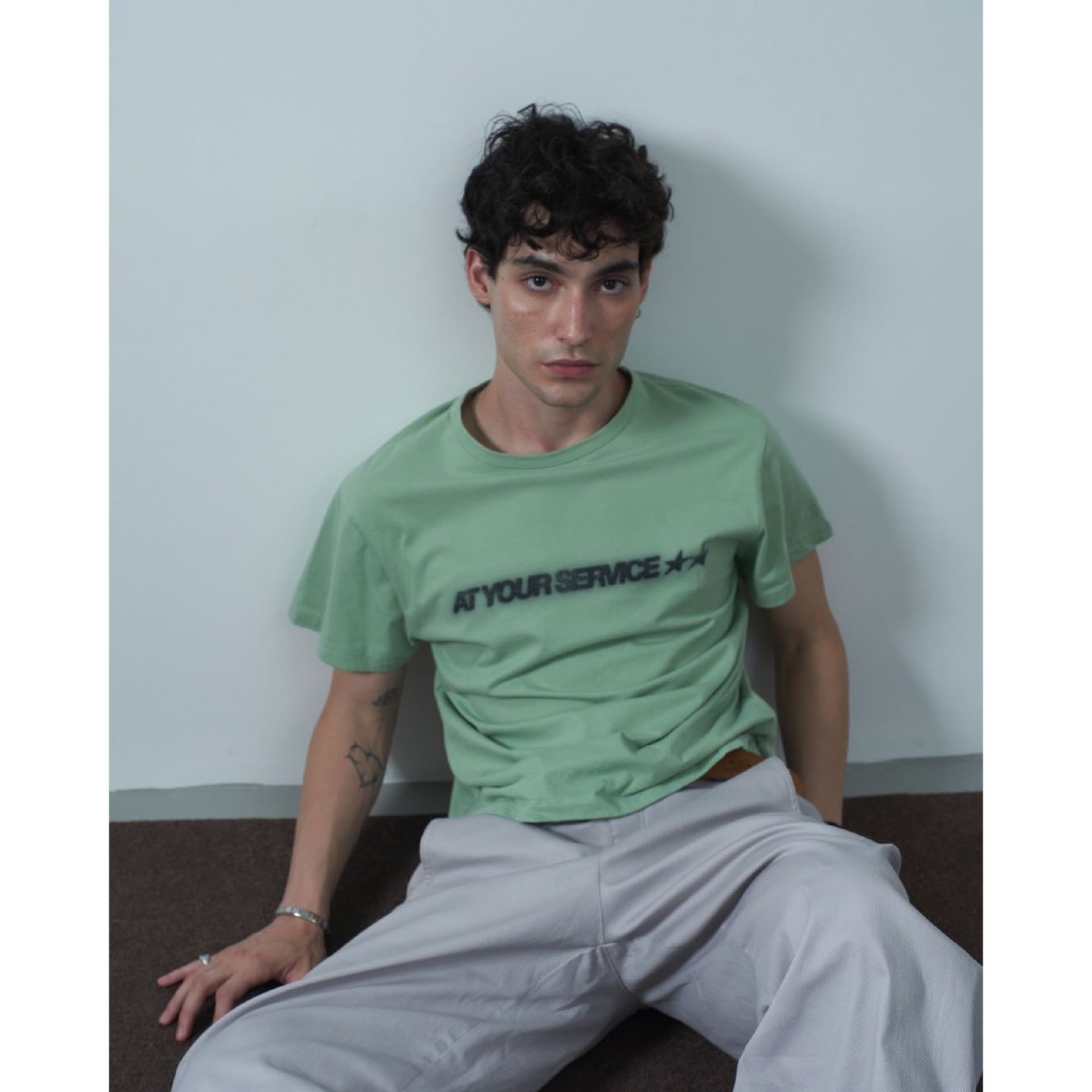BELLAHOUSE – AT YOUR SERVICE TEE (2 COLORS) เสื้อยืดทรง Slim Fit
