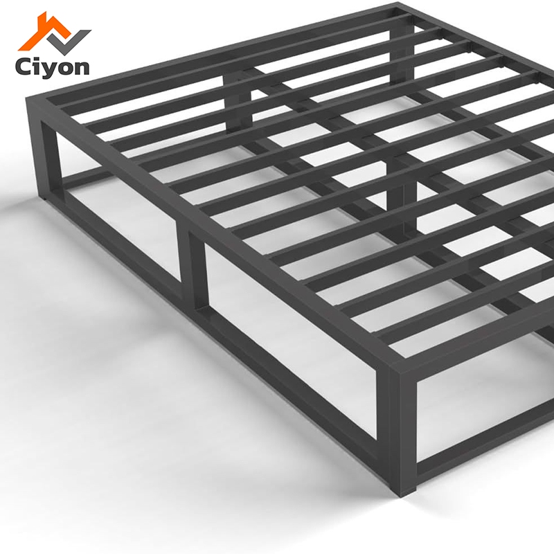 เตียงเหล็ก 6 ฟุต แข็งแรง ความจุแบริ่ง 500kg Wrought iron bed เตียงโครงเหล็กโลหะ เตียงนอน