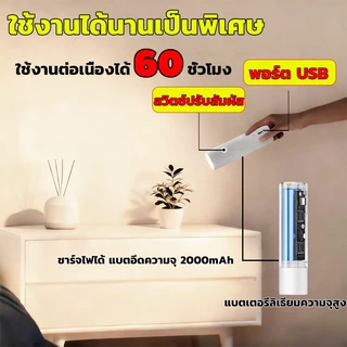 💡โคมไฟตั้งโต๊ะ 4-in-1 LED โคมไฟหัวเตียง ถนอมสายตา ไร้สาย มีแบตเตอรี่ในตัว ปรับสีได้ 3 โหมด โคมไฟหนีบ โคมไฟติดผนัง