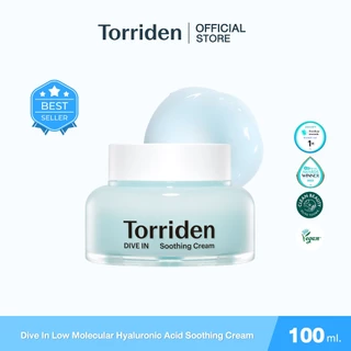 Torriden Dive In Hyaluronic Acid Soothing Cream (100ml) - ครีมบำรุงผิวหน้า ไฮยาลูโรนิก เติมน้ำให้ผิว